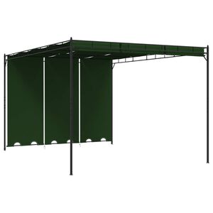 vidaXL Altana 4 x 3 x 2,3 m zielony Poliester i Stal