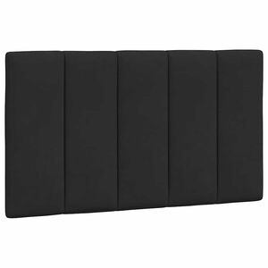 vidaXL Poduszka na wezgłowie, Hanko, czarna, 80 cm, aksamitna