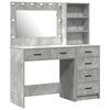 vidaXL Toaletka 2 szt. Szary 78,5 x 41 x 135 cm Drewno inżynieryjne