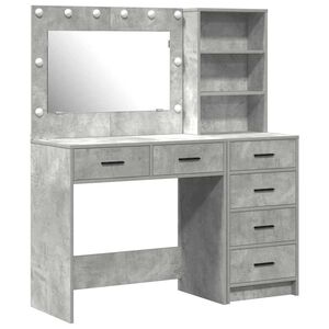 vidaXL Toaletka 2 szt. Szary 78,5 x 41 x 135 cm Drewno inżynieryjne