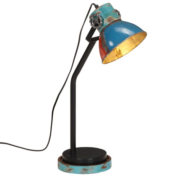 vidaXL Lampa stołowa, 25 W, wielokolorowa, 18x18x60 cm, E27