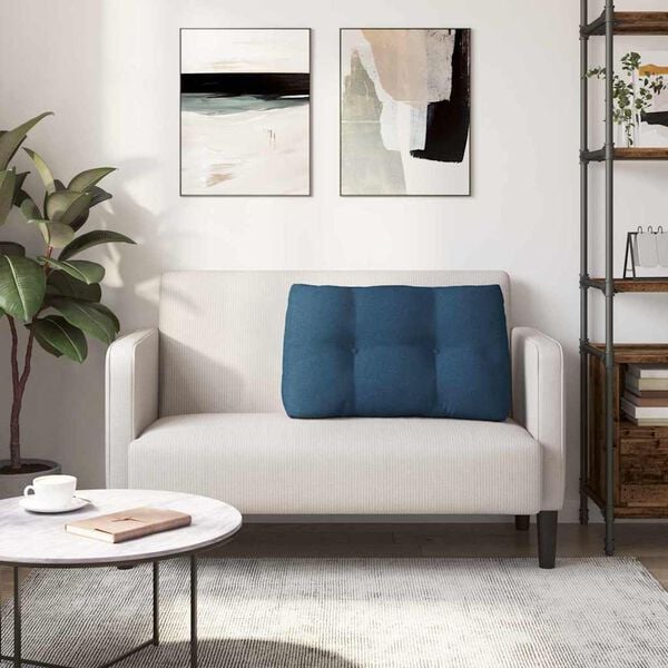 vidaXL Poduszka na plecy Niebieski 80 x 24 x 50 cm tkanina