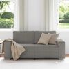 vidaXL Sofa dwuosobowa, jasnoszara, 180x77x82 cm, tkanina sztruksowa
