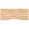 vidaXL Blat biurka, surowe, 120x50x2,5 cm, lite drewno dębowe