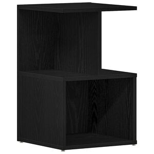 vidaXL Szafka Nocna Czarny Dąb 35 x 35 x 55 cm Drewno inżynieryjne