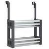 vidaXL Organizer pod zlewozmywak, 34x12x26 cm, aluminium
