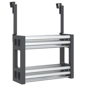 vidaXL Organizer pod zlewozmywak, 34x12x26 cm, aluminium
