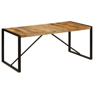 vidaXL St&oacute;ł jadalniany, surowe drewno mango, 180 cm