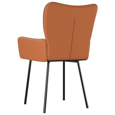 vidaXL Krzesła stołowe, 2 szt., czarne, tkanina i sztuczna skóra