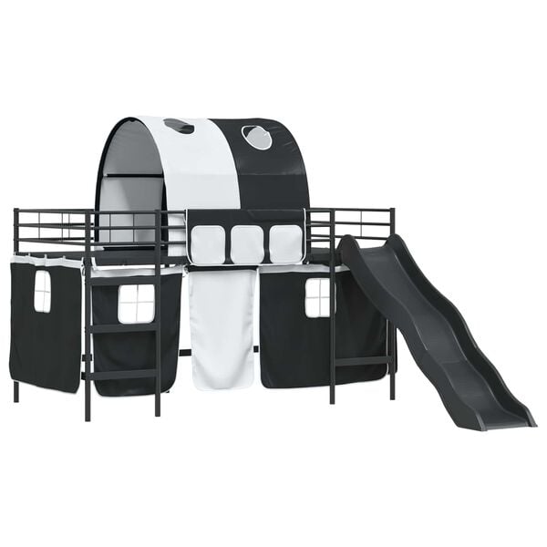 vidaXL Czarny 90 x 201 cm