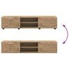vidaXL Zestaw szafek RTV Dąb rzemieślniczy Materiał drewnopochodny