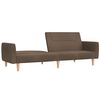 vidaXL 2-osobowa sofa z podn&oacute;żkiem, kolor taupe, tapicerowana tkaniną