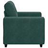 vidaXL Sofa Fotel Ciemnozielony 100x78x80 cm Aksamit