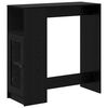 vidaXL St&oacute;ł barowy 101 x 40 x 103,5 cm Drewno inżynieryjne Czarny Dąb