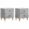 vidaXL Szafka Nocna 2 szt. Betonowy szary 43 x 34,5 x 48 cm