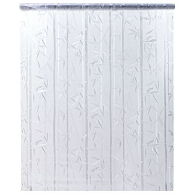 vidaXL Folia okienna, nieprzezroczysta, wzór bambusa, 45x500 cm, PVC