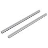 vidaXL Pręty gwintowane 2 pcs Srebrny M6 x 120 mm Metal