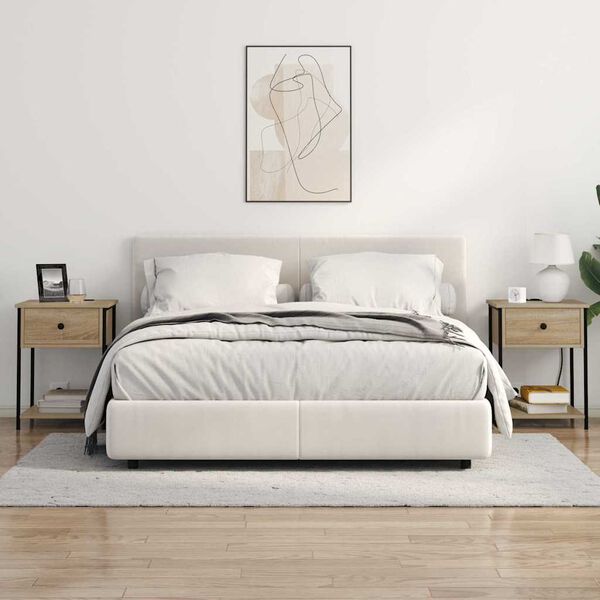 vidaXL Szafka Nocna Dąb Sonoma 42 x 41 x 56 cm Materiał drewnopochodny