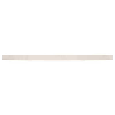 vidaXL Blat stołu, biały, Ø60x2,5 cm, lite drewno sosnowe