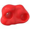 vidaXL Chwyt do wspinaczki 2 szt. Czerwony 100 x 67 x 43 mm PP