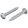 vidaXL Wkręt Drewniany 2 szt. Srebrny M4 x 28 mm Żelazo
