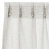 vidaXL Firany Voile z zasłonami 2 pcs Kremowy 245 x 140 cm Poliester