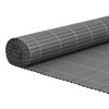 vidaXL Ogrodzenie dwustronne szare 1,8x5 m PVC
