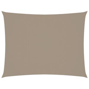 vidaXL Prostokątny żagiel ogrodowy, tkanina Oxford, 3,5x4,5 m, taupe