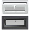 vidaXL Okno piwniczne RISOR 80 x 40 cm PVC i szkło antracytowy