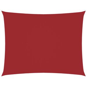 vidaXL Prostokątny żagiel ogrodowy, tkanina Oxford 3,5x4,5 m, czerwony