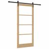 vidaXL Drzwi przesuwne Naturalny 93 x 211 cm