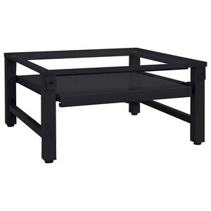 vidaXL Podstawka na Pralkę Czarny 62 x 60,5 x 32,5 cm Stal