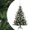 vidaXL Sztuczna choinka z bombką 120 cm 150 LED Ciepła biel