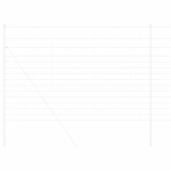 vidaXL Ogrodzenie pastwiskowe Szary 1.6 x 10 m Stal