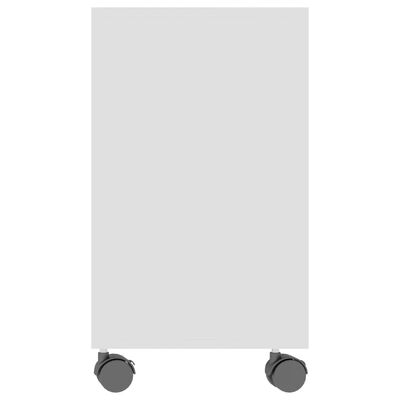 vidaXL Stolik boczny, biały, 70x35x55 cm, materiał drewnopochodny