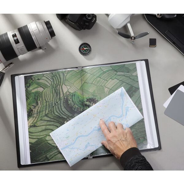 rillstab Album ofertowy A4, 40 kieszeni, czarny z okienkiem