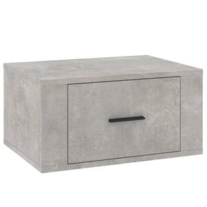 vidaXL Wisząca szafka nocna, szarość betonu, 50x36x25 cm