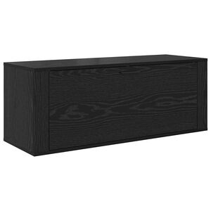 vidaXL Szafka na buty 100 x 35 x 38 cm Drewno inżynieryjne Czarny dąb