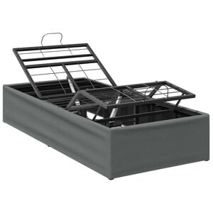 vidaXL Elektro Regulowany Stelaż Ł&oacute;żka ciemnoszary 200 x 80 x 33,5 cm