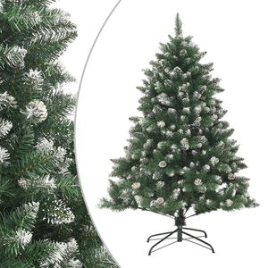 vidaXL Sztuczna choinka ze stojakiem, 120 cm, PVC