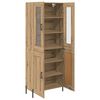 vidaXL Highboard Dąb rzemieślniczy 69,5 x 34 x 180 cm