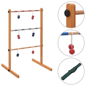 vidaXL Gra plenerowa Spin Ladder, wykonana z drewna