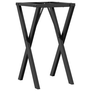 vidaXL Nogi do stołu, w kształcie litery X 40x40x73 cm, stal
