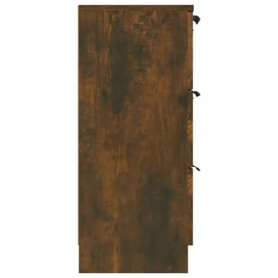 vidaXL Szafka, przydymiony dąb, 60x30x70 cm, materiał drewnopochodny