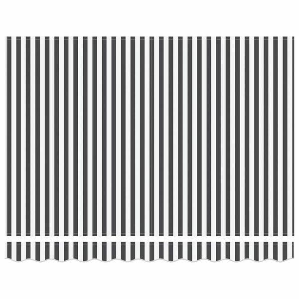 vidaXL Markiza zwijana Antracytowy i biały 300 x 250 cm