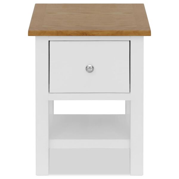 vidaXL Szafki nocne, 2 szt., 36x30x47 cm, lite drewno dębowe