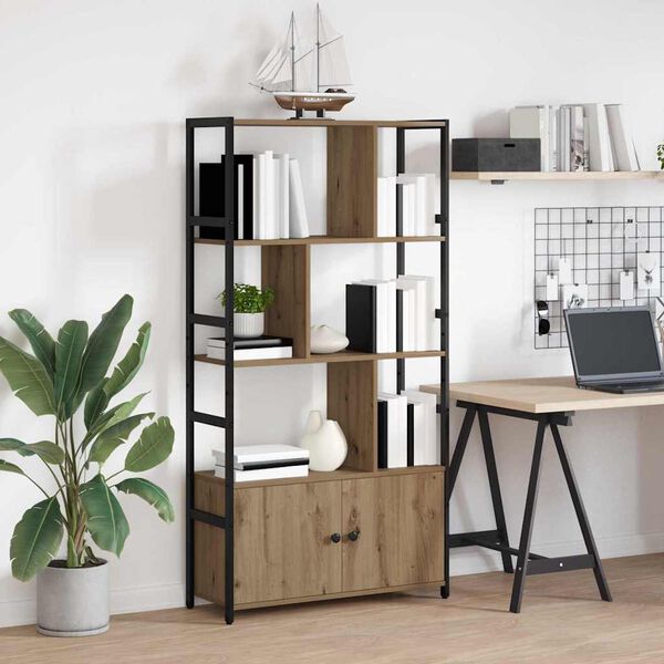 vidaXL P&oacute;łka na książki Dąb rzemieślniczy 80 x 30 x 155,5 cm