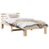 vidaXL Ramka ł&oacute;żka Naturalny 80 x 200 cm Lite drewno sosnowe
