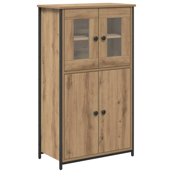 vidaXL Highboard Dąb rzemieślniczy 62 x 32 x 106,5 cm