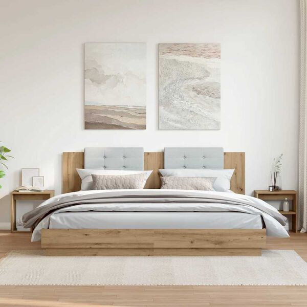 vidaXL Szafki nocne, 2 szt., dąb artisian, 40x30x40 cm